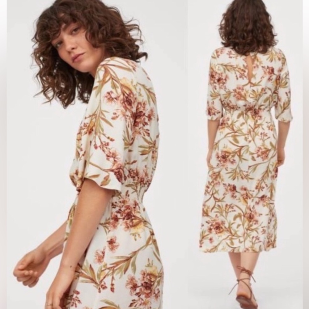 H&M Midi Dress Size 8